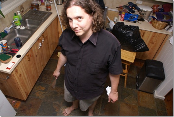 Glenn in kitchen