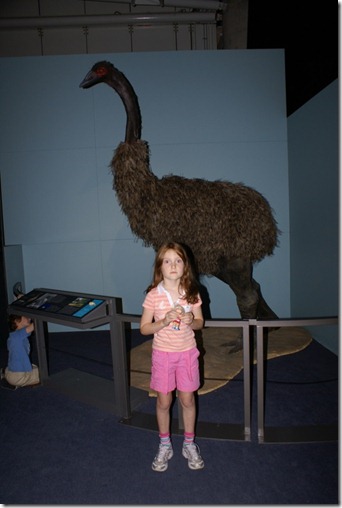 Alanah with giant Emu